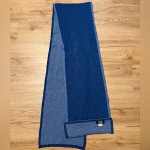 CASHMERE blue two tone scarf